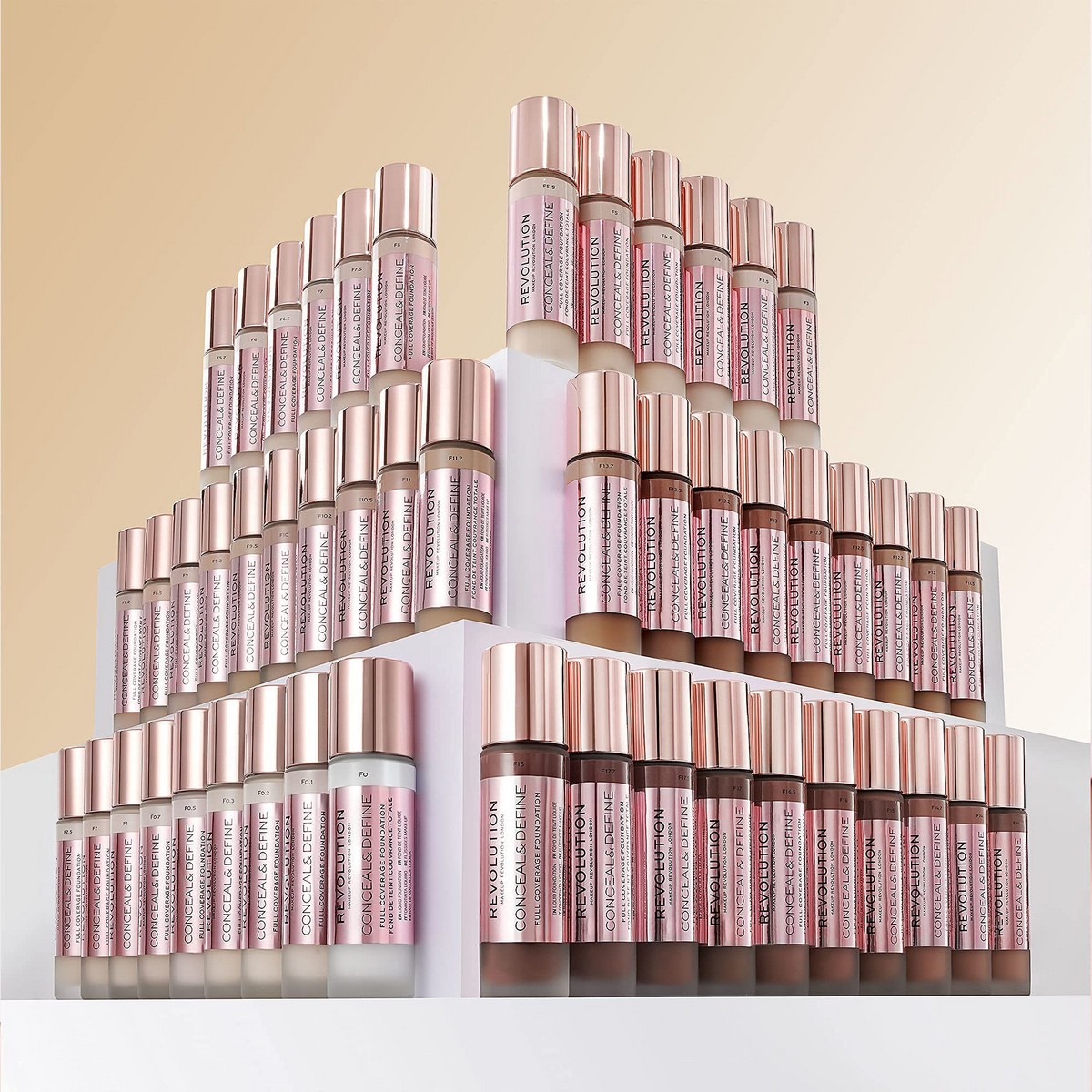 Υγρό Μaκe Up Revolution Make Up Conceal Define Nº F5 23 ml